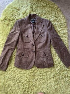 Brown tweed blazer
